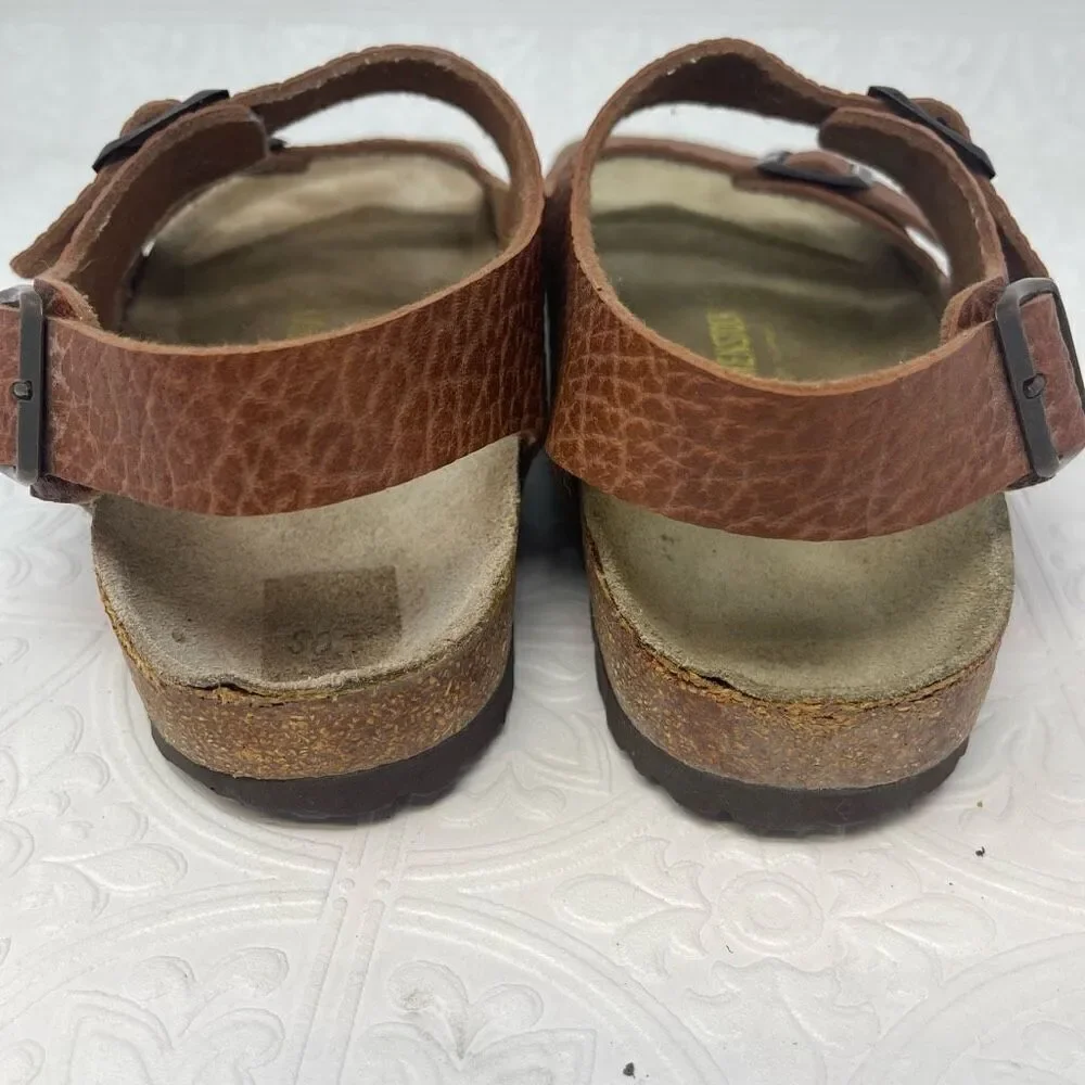 Birkenstock Brown Milano Slingback Sandals Size 43